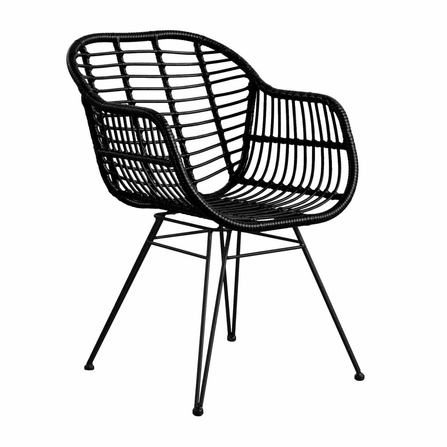 Silla Ratán Kailua 56x64x81cm Thinia Home Sillas Mimbre Comedor 1